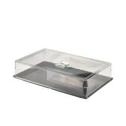 Abdeckung / Haube, Polycarbonat - 53x32,5x10cm (GN 1/1)