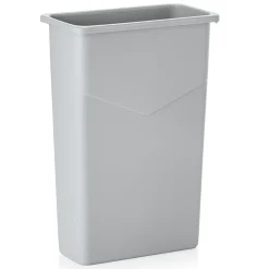 Abfallbehälter, PE lichtgrau - 51x27x75cm (75l)