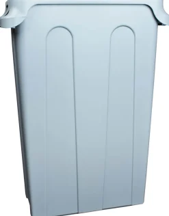 Abfallbehälter Slim, PE grau - 75l