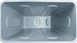 Abfallbehälter Slim, PE grau - 75l