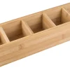 Bambus Box mit Gefache - 39x10x8cm