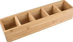 Bambus Box mit Gefache - 39x10x8cm