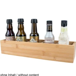 Bambus Box mit Gefache - 39x10x8cm