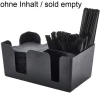 Bar Caddy schwarz, Polypropylen - 24x15x11 cm