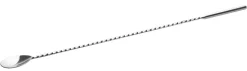 Barlöffel, gedreht, rundes Ende - 40cm