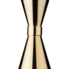 Barmaß / Jigger Mr. Slim, goldfarben - Edelstahl (30/60ml)
