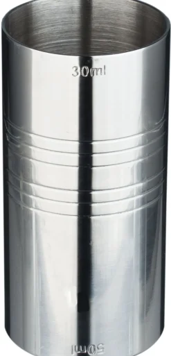Barmaß/ Jigger Zylinder poliert - Edelstahl (30/50ml)