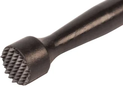 Barstößel, Kunststoff, waffelförmiges Ende - schwarz (20cm)