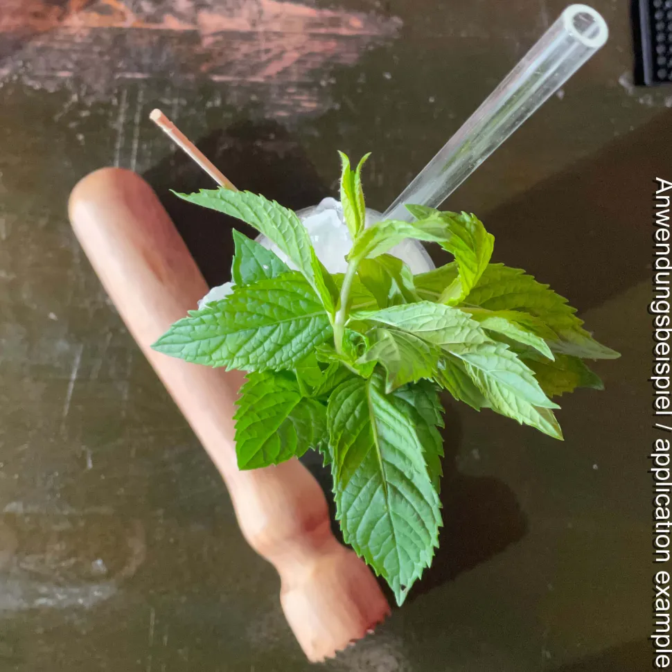 Barstößel, waffelförmiges Ende - Sheesham Holz (22,5cm)