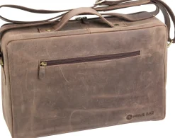 Bartasche aus Leder, braun, Prime Bar - mit Barzubehör (Tin in Tin)