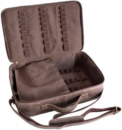 Bartasche aus Leder, braun, Prime Bar - ohne Inhalt