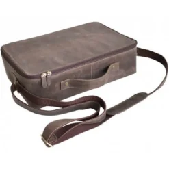 Bartasche aus Leder, braun, Prime Bar - mit Barzubehör (Basic)