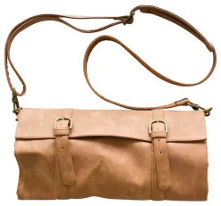 Bartasche LuxRoll, ohne Inhalt, Überbartools - braun