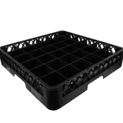 Basis 36-Fach Spülkorb, schwarz - 50x50x10cm