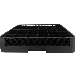 Basis 36-Fach Spülkorb, schwarz - 50x50x10cm
