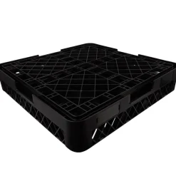 Basis 25-Fach Spülkorb, schwarz - 50x50x10cm