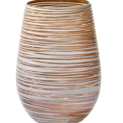 Becher Twister weiß-bronze, Stölzle - 465ml