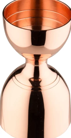 Bell-jigger / Doppelmessbecher, kupferfarben - Edelstahl (30/60ml)