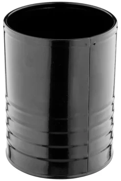 Besteckhalter / Metalldose - schwarz (14,5cm)