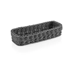 Besteckkorb Polypropylen grau - 27x10x5cm