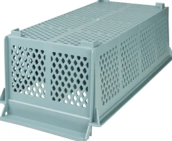 Besteck-Spülkorb, PP Kunststoff grau, stapelbar - 42,5x20,5x15cm