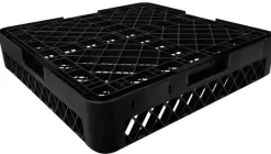 Besteck-Spülkorb, schwarz- 50x50x10cm