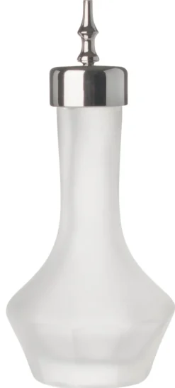 Bitterflasche satiniert, Prime Bar, Ausgießer silberfarben - 30ml