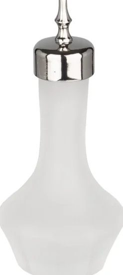 Bitterflasche satiniert, Prime Bar, Ausgießer silberfarben - 30ml