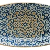 Bonna Alhambra Gourmet Platte oval 24x14cm blau - 12 Stück