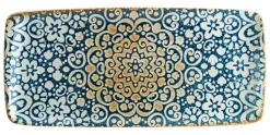 Bonna Alhambra Moove Platte 34x16cm blau - 12 Stück