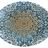 Bonna Alhambra Moove Platte oval 31x24cm blau - 6 Stück