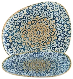 Bonna Alhambra Vago Teller flach 19cm blau - 12 Stück