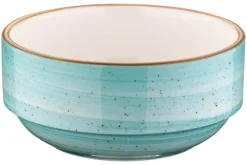 Bonna Aura Aqua Banquet Stapelschale 12cm, 35cl türkis - 12 Stück