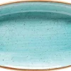 Bonna Aura Aqua Gourmet Platte oval 34x19cm türkis - 6 Stück