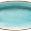Bonna Aura Aqua Gourmet Platte oval 19x11cm türkis - 12 Stück