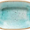 Bonna Aura Aqua Gourmet Rechteckschale 17x11,5cm türkis - 12 Stück