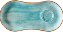 Bonna Aura Aqua Gourmet Setplatte 25x12cm türkis - 12 Stück