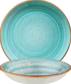 Bonna Aura Aqua Gourmet Teller tief 20cm türkis - 12 Stück