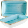 Bonna Aura Aqua Moove Rechteckschale 16x9cm türkis - 12 Stück