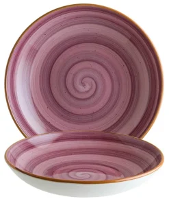 Bonna Aura Blackberry Bloom Teller tief 23cm lila - 6 Stück