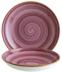 Bonna Aura Blackberry Bloom Teller tief 25cm lila - 6 Stück