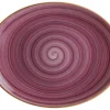 Bonna Aura Blackberry Moove Platte oval 31x24cm lila - 6 Stück
