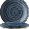 Bonna Aura Dusk Bloom Teller tief 25cm blau - 6 Stück