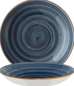 Bonna Aura Dusk Bloom Teller tief 25cm blau - 6 Stück