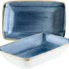 Bonna Aura Dusk Moove Rechteckschale 16x9cm blau - 12 Stück