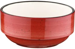 Bonna Aura Passion Banquet Stapelschale 14cm, 50cl rot - 12 Stück