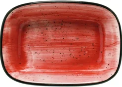 Bonna Aura Passion Gourmet Rechteckschale 17x11,5cm rot - 12 Stück