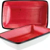 Bonna Aura Passion Moove Rechteckschale 16x9cm rot - 12 Stück