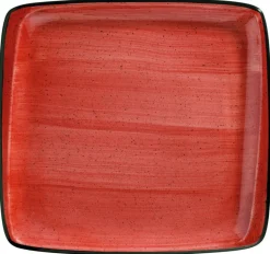 Bonna Aura Passion Moove Platte 22x20cm rot - 12 Stück
