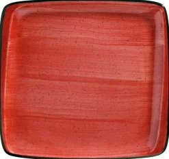Bonna Aura Passion Moove Platte 27x25cm rot - 6 Stück